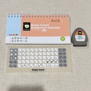 Cricut Simply Sweet Cartridge with Overlay and Booklet